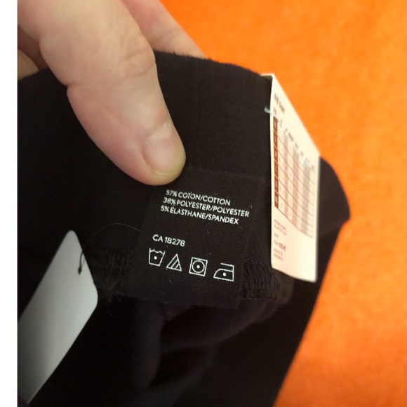 Hue black retro sporty racer stripe leggings NWT - Picture 9 of 9